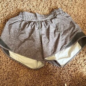 lululemon athletica Heather Gray Women's Athletic Shorts